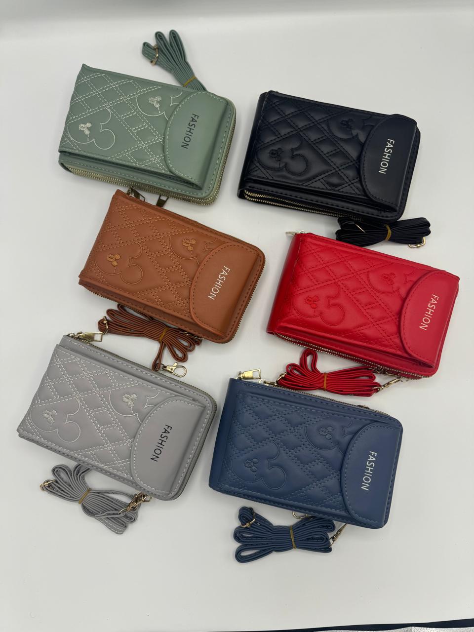 Vibrant quilted mini handbag