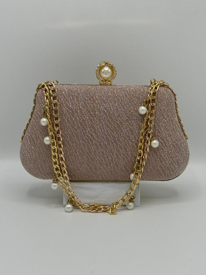 Bridal clutch with chain