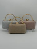 Elegant Trio of Metallic Clutch Purses