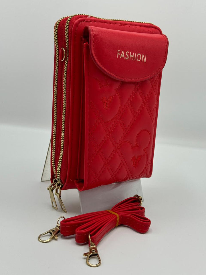 Vibrant quilted mini handbag